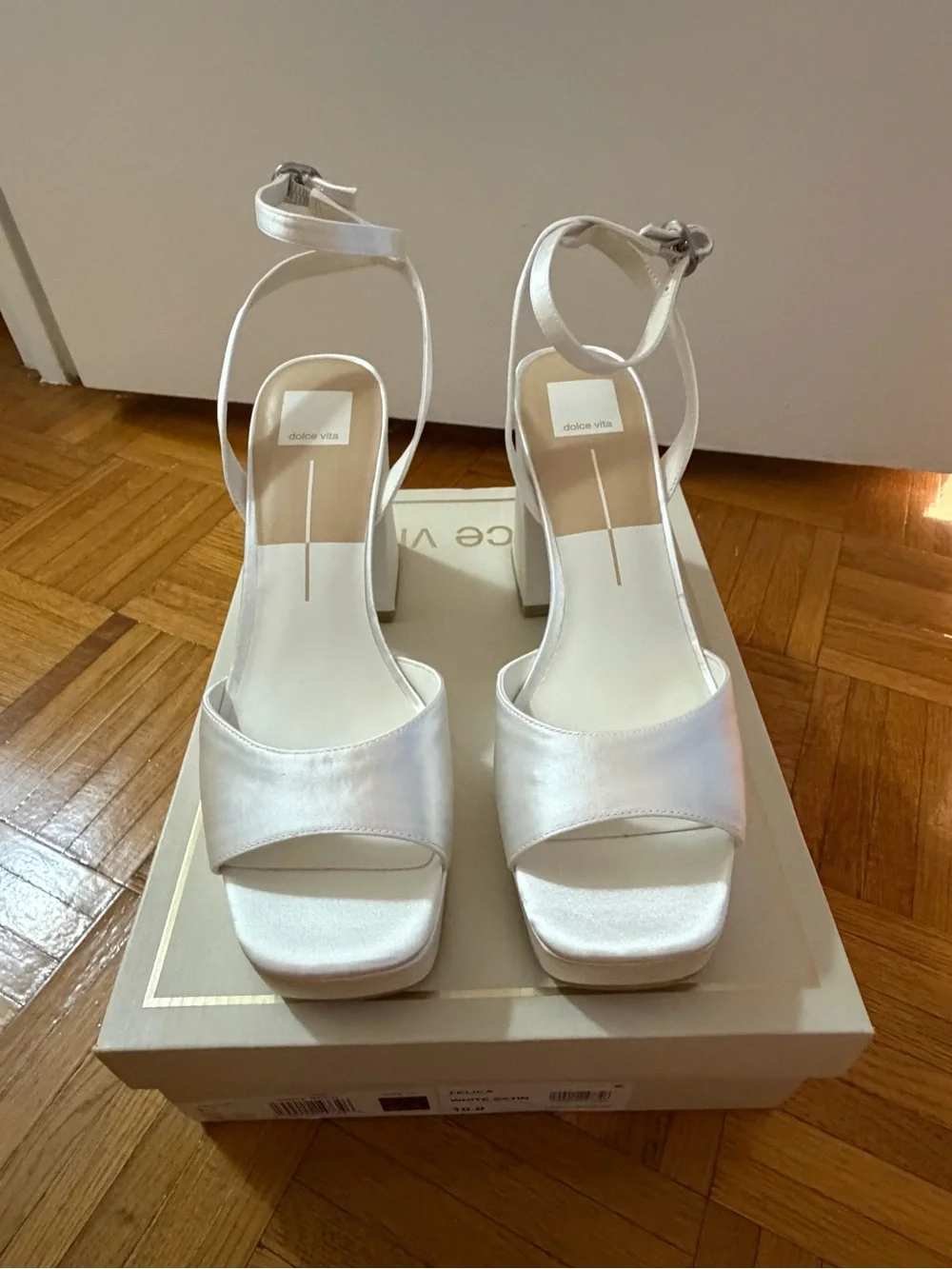 Dolce Vita Felicia Ankle-Strap Two-Piece Platform Sandals